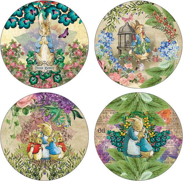 Peter Rabbit Stickers (10 Sheet) - Classroom Reward Incentives for Students and Children - Stocking Stuffers Party Favors & Giveaways for Teens & Adults