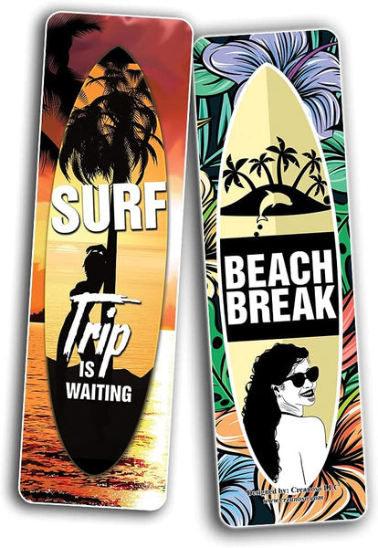 Surfing Board Bookmarks (2-Sets X 6 Cards)
