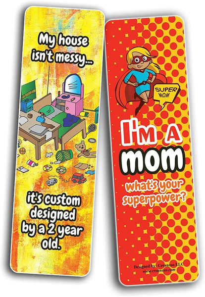Funny Mom Quotes Collections bookmarks (10-Sets X 6 Cards)