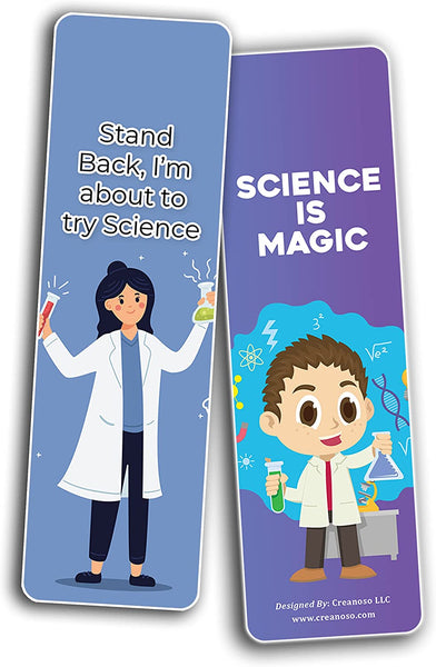 Mad Scientist bookmarks (2-Sets X 6 Cards)