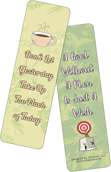 Floral Motivating Bookmarks Series 1 (30-Pack)