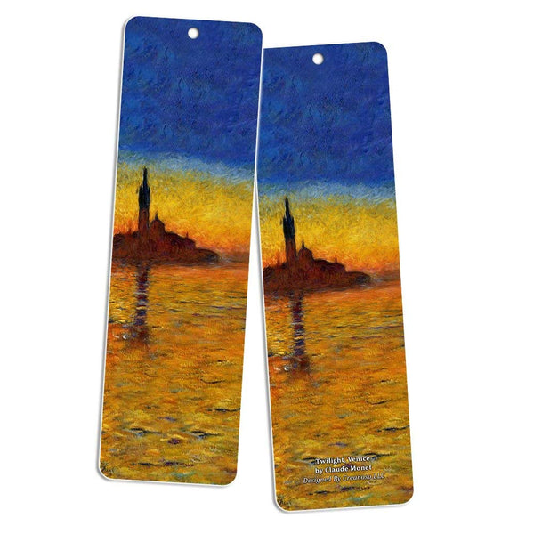 Claude Monet Bookmarks (60-Pack) - Famous Paintings - Bookmarks for Books Men Women Kids Teens