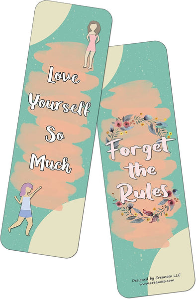 Body Positivity for Women Bookmarks Series 2 (5-Sets X 6 Cards)