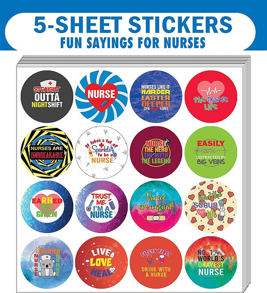 I am a Nurse Stickers (5 Sets X 16 Designs)