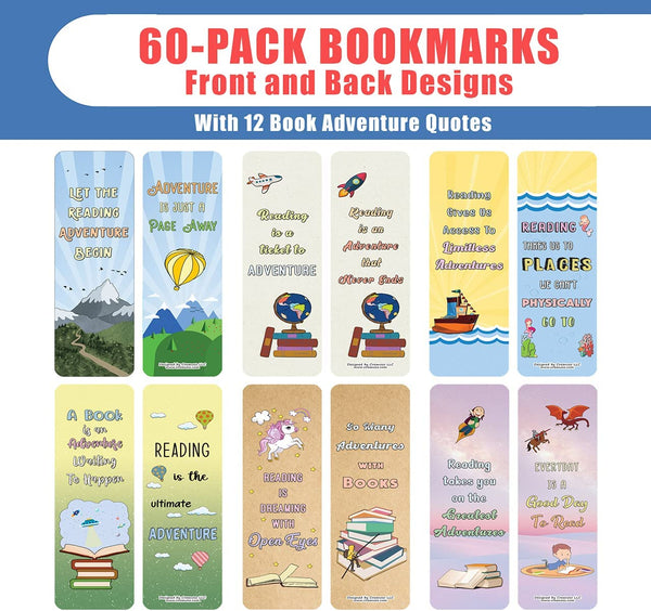 Book Adventure Bookmarks (10-sets X 6 Cards)