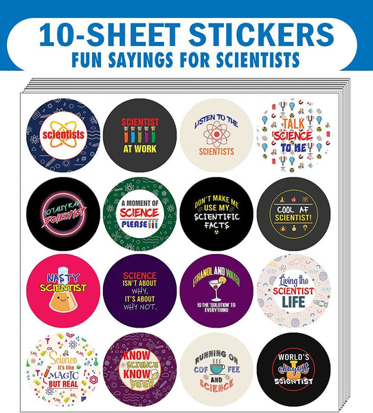 I am a Scientist Stickers (10 Sets X 16 Designs)