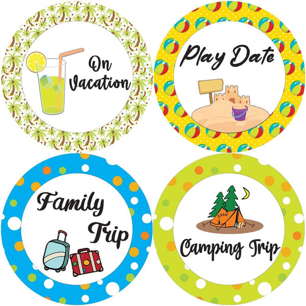 Vacation Planner Stickers (10-Sheet)