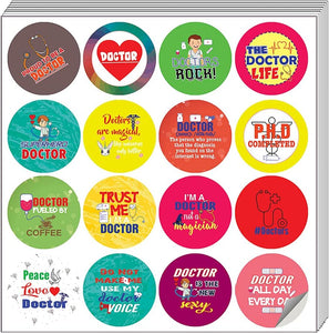 I am a Doctor Stickers (10-Sets X 16 Cards)