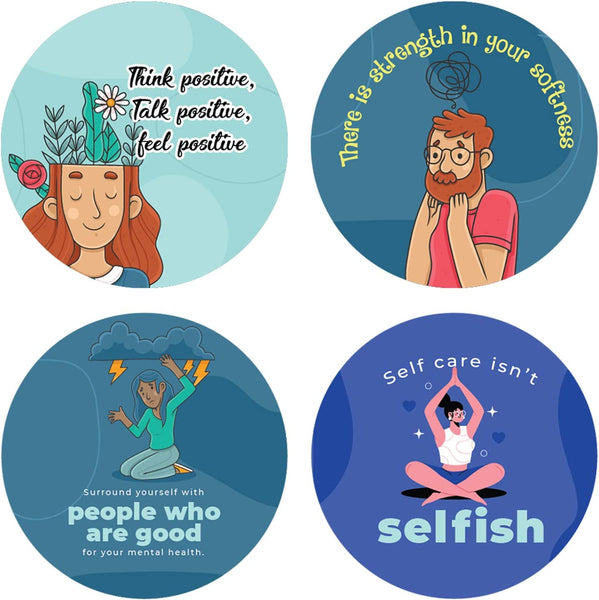 Mental Awareness Stickers (10 Sets X 16 Designs)