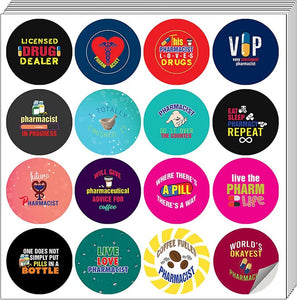 I am a Pharmacist Stickers (5 Sets X 16 Designs)