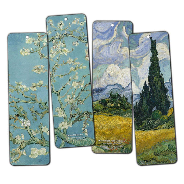 Creanoso Van Gogh Bookmarks (36-Pack) ÃƒÂ¢Ã¢â€šÂ¬Ã¢â‚¬Å“ Cool Book Classical Painting Art Print Decal
