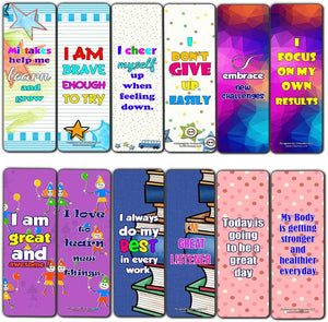 Positive Affirmations for Kids Bookmarks (60-Pack)