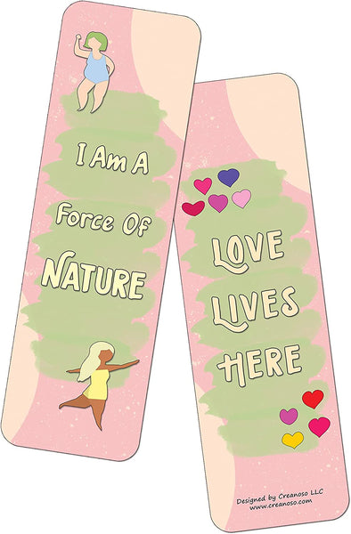 Body Positivity for Women Bookmarks Series 2 (5-Sets X 6 Cards)