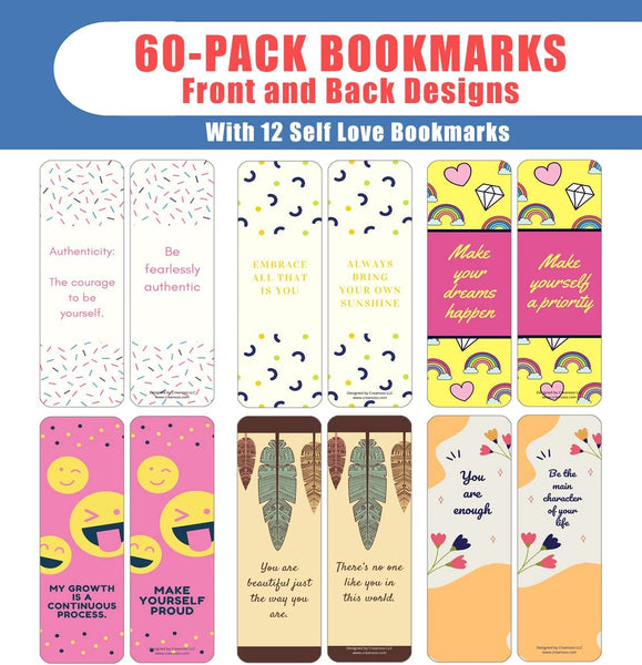 Self-Love and Care Bookmarks Series 2 (10-Sets X 6 Cards)