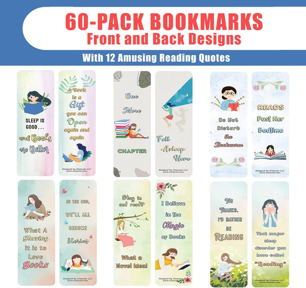 Feminine Bookmarks (10-Sets X 6 Cards)