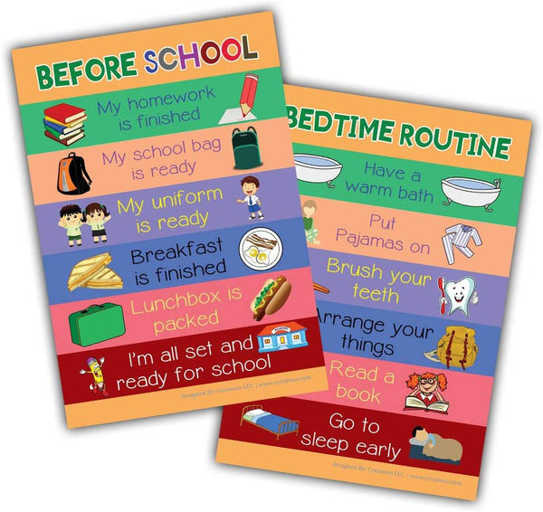 Daily Routines Posters (24-Pack)