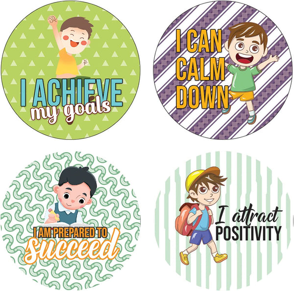 Creanoso Self Regulations Stickers (20 Sets X 16 Designs) â€“ Sticker Card Giveaways for Kids â€“ Awesome Stocking Stuffers Gifts for Boys & Girls â€“ Classroom Home Rewards Enticements