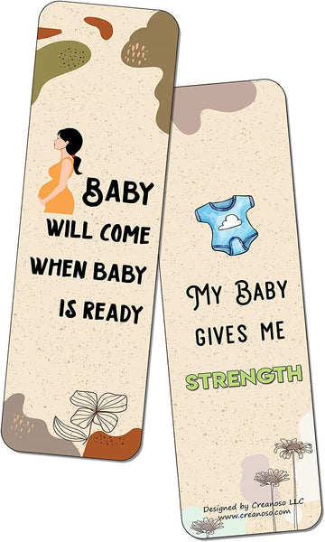 Affirmation Bookmarks for Pregnant Mothers (10-Sets X 6 Cards)