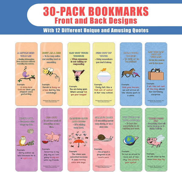 Fun Idioms for Children Series 2 - Animals (5-Sets X 6 Cards)