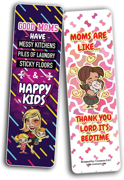 Funny Mom Quotes Collections bookmarks (5-Sets X 6 Cards)