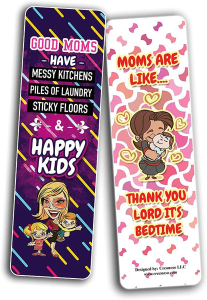 Funny Mom Quotes Collections bookmarks (2-Sets X 6 Cards)