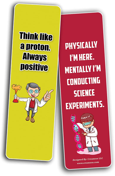 Mad Scientist bookmarks (2-Sets X 6 Cards)