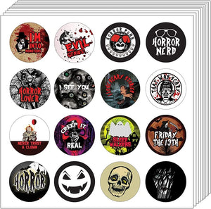 Scary Stickers (5 Sets X 16 Designs)