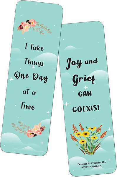 Grief Affirmations Bookmarks (2-Sets X 6 Cards)