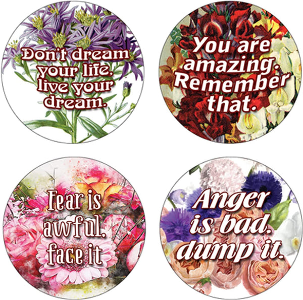 Creanoso Beautiful Floral Stickers (5-Sheet) â€“ Sticker Card Giveaways for Kids â€“ Awesome Stocking Stuffers Gifts for Boys & Girls â€“ Classroom Home Rewards Enticements