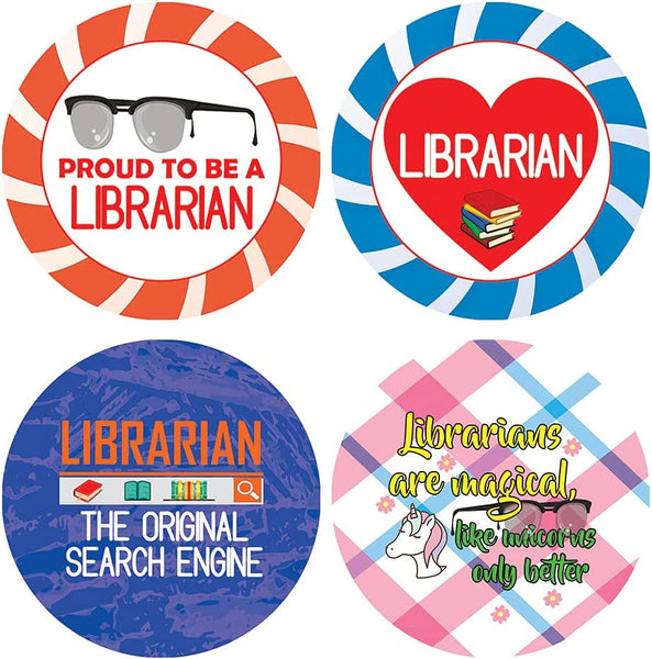 I am a Librarian Stickers (5-Sets X 16 Cards)