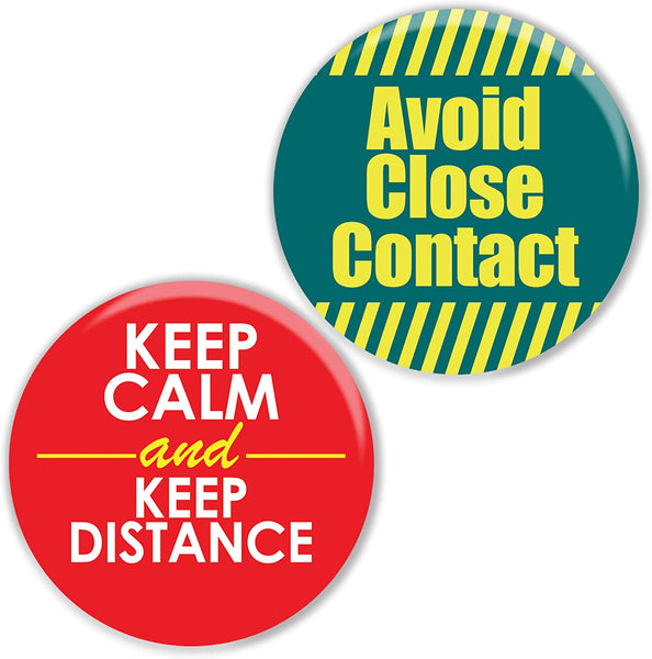 Keep Your Distance Pinback Buttons (10 Pack)