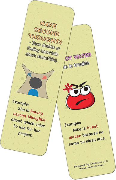 Fun Idioms for Children Series 3 - Everyday Idioms (2-Sets X 6 Cards)