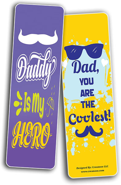Father's Appreciation and Father's Day Bookmarks (10-Sets X 6 Cards)