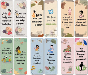 Affirmation Bookmarks for Pregnant Mothers (10-Sets X 6 Cards)