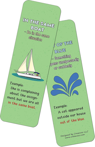 Fun Idioms for Children Series 3 - Everyday Idioms (2-Sets X 6 Cards)