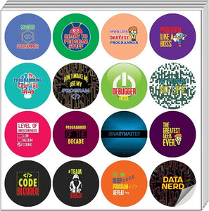 I am a Programmer Stickers (10 Sets X 16 Designs)