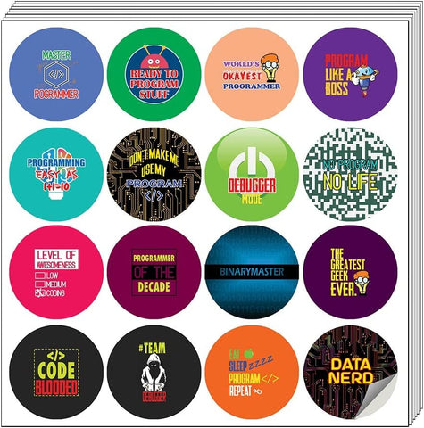 I am a Programmer Stickers (10 Sets X 16 Designs)