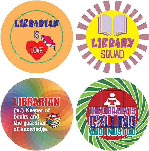 I am a Librarian Stickers (5-Sets X 16 Cards)