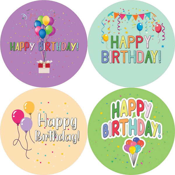 Happy Birthday Stickers (10-Sheet)