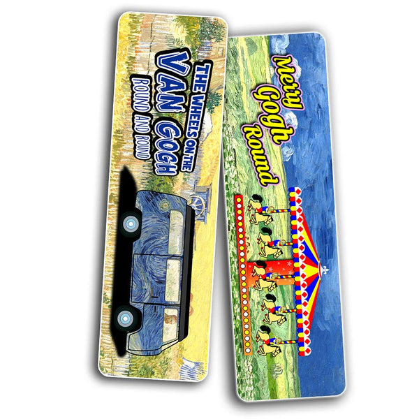 Creanoso Obsessed with Van Gogh Bookmarks Series 2 - Classical Art Impressions Page Clippers