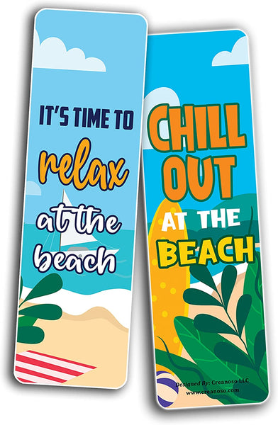 Beach Bookmarks (5-Sets X 6 Cards)