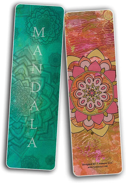 Mandala Design Bookmarks (10-Sets X 6 Cards)