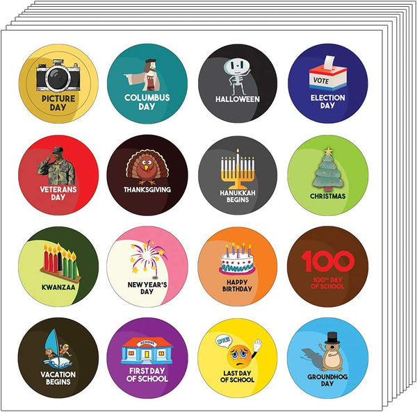 Emoji Fun Holiday and Special Events Stickers Series 2 (5 sheet)