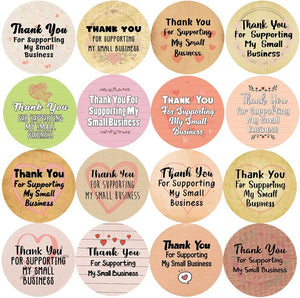 Small Business Thank You Stickers Series 1 (5-Sheet)