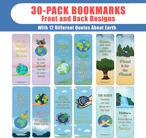 Earth is our Home Bookmarks (5-Sets X 6 Cards)
