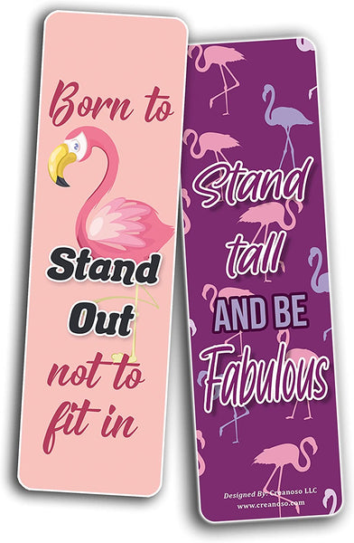 All About Flamingo Bookmarks (5-Sets X 6 Cards)
