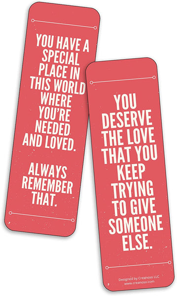 Daily Reminders for Yourself Bookmarks (10-Sets X 6 Cards)