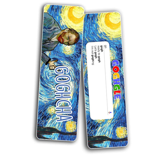 Creanoso Obsessed with Van Gogh Bookmarks Series 2 - Classical Art Impressions Page Clippers