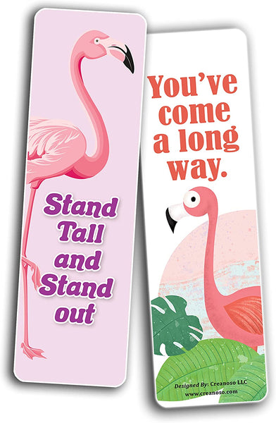 All About Flamingo Bookmarks (5-Sets X 6 Cards)