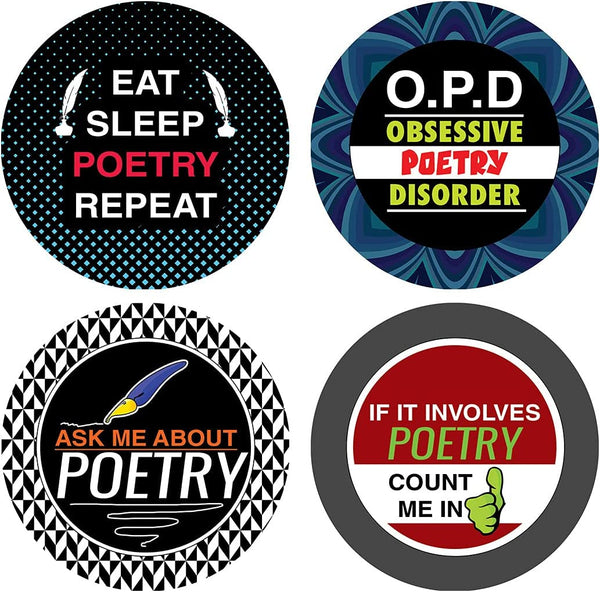 I am a Poet Stickers (10 Sets X 16 Designs)